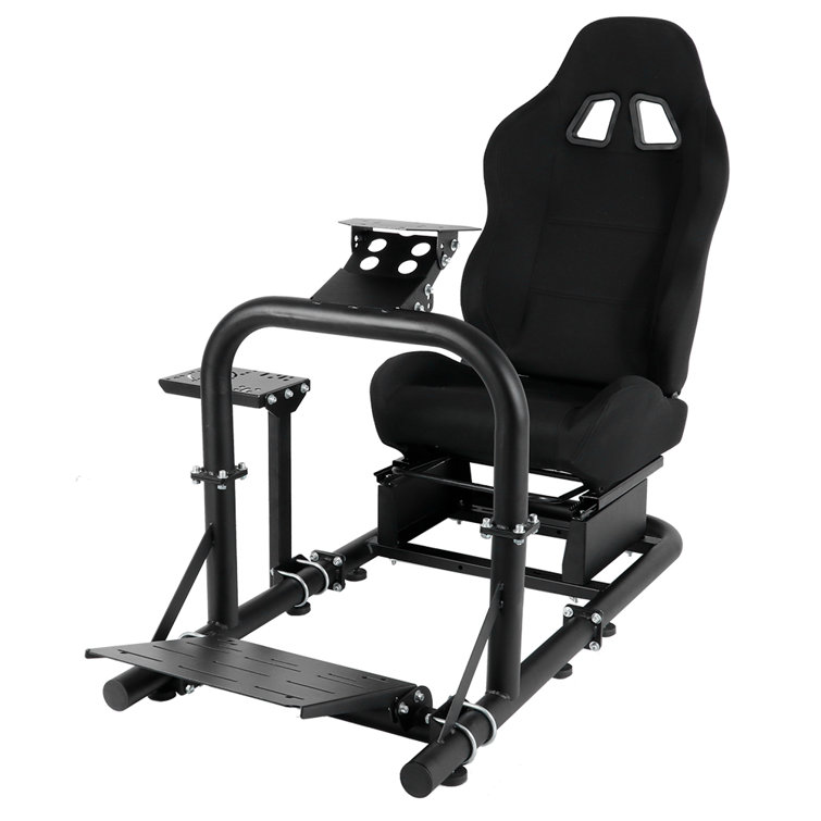 Inbox Zero Adjustable Reclining Ergonomic PC Racing Game Chair